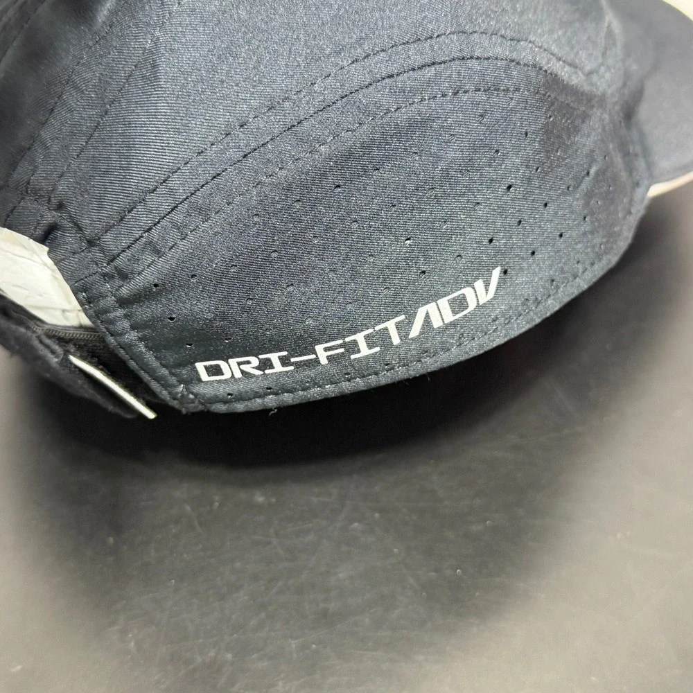 Nike Tailwind AeroBill Hat Men 5‎ Panel Running Cap Black Dri Fit ADV Tech
